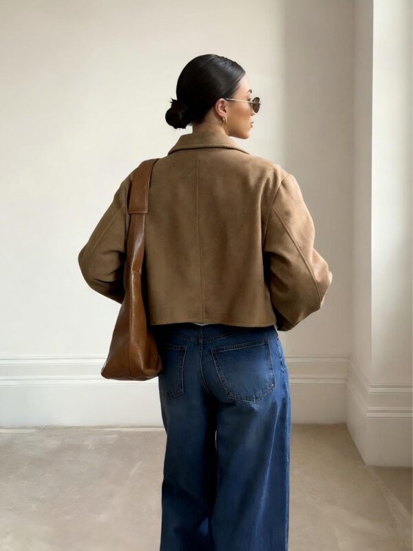 Women's Casual Short-style Lapel Blazer Jacket with European and American Style